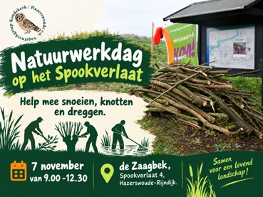 (Spookverlaat). Foto van Diana Baak.
Natuurwerkdag